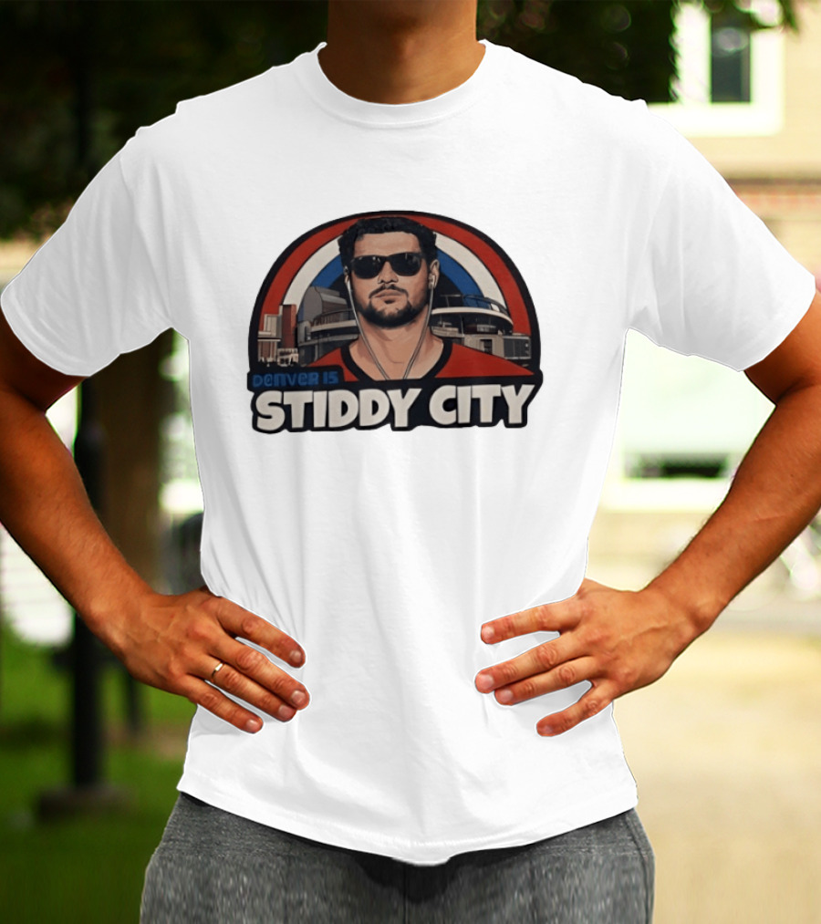 Jarrett Stidham Denver 15 Stiddy City T-Shirt