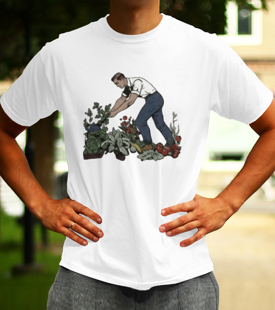 Alexander Skarsgard Gardening Vegetables Scene SNL T-Shirt