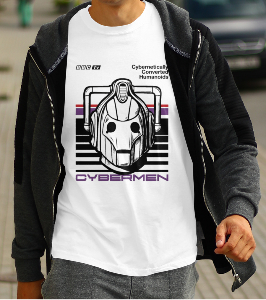 BBC TV Cybermen Cybernetically Converted Humanoids T-Shirt