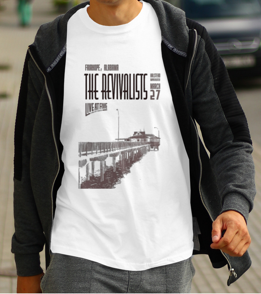 The Revivalists March 27 2026 Fairhope Alabama Steamboat T-Shirt