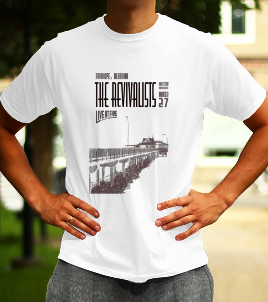 The Revivalists March 27 2026 Fairhope Alabama Steamboat T-Shirt