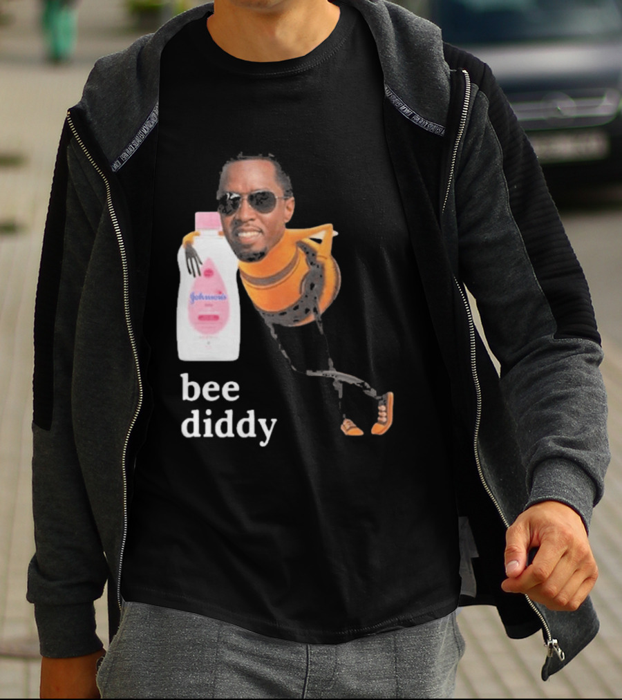 Bee Diddy Sean Combs Baby Oil Johnson's T-Shirt