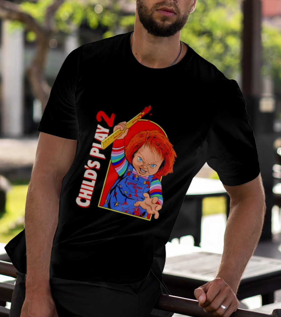 Child's Play 2 Chucky Good Guys Ruler T-Shirt
