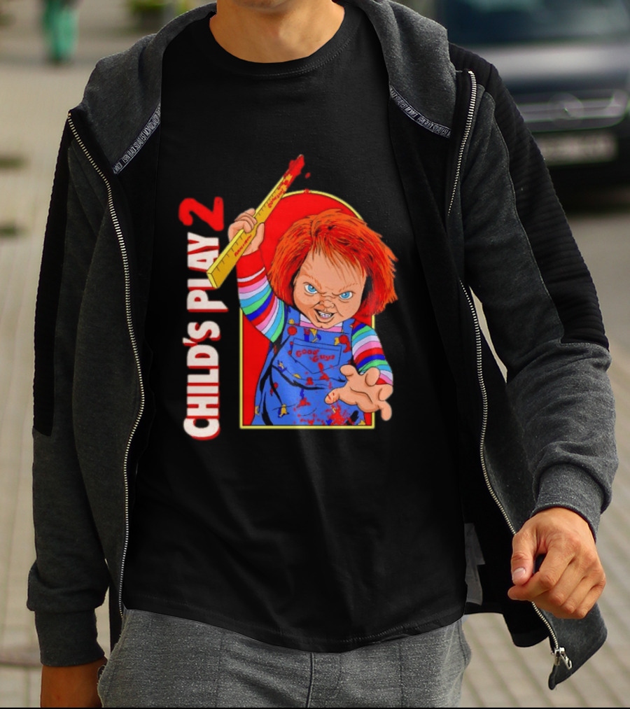 Child's Play 2 Chucky Good Guys Ruler T-Shirt