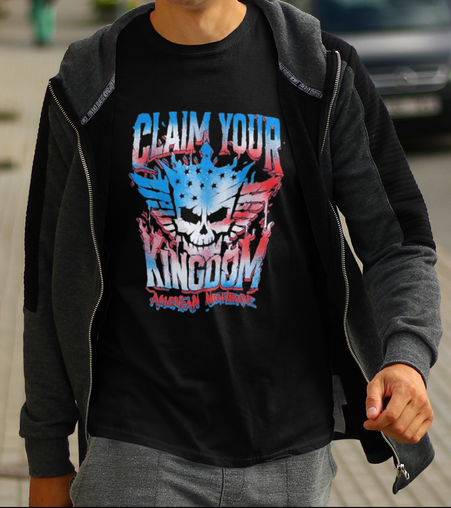 Claim Your Kingdom American Nightmare Cody Rhodes Chenille Pullover T-Shirt