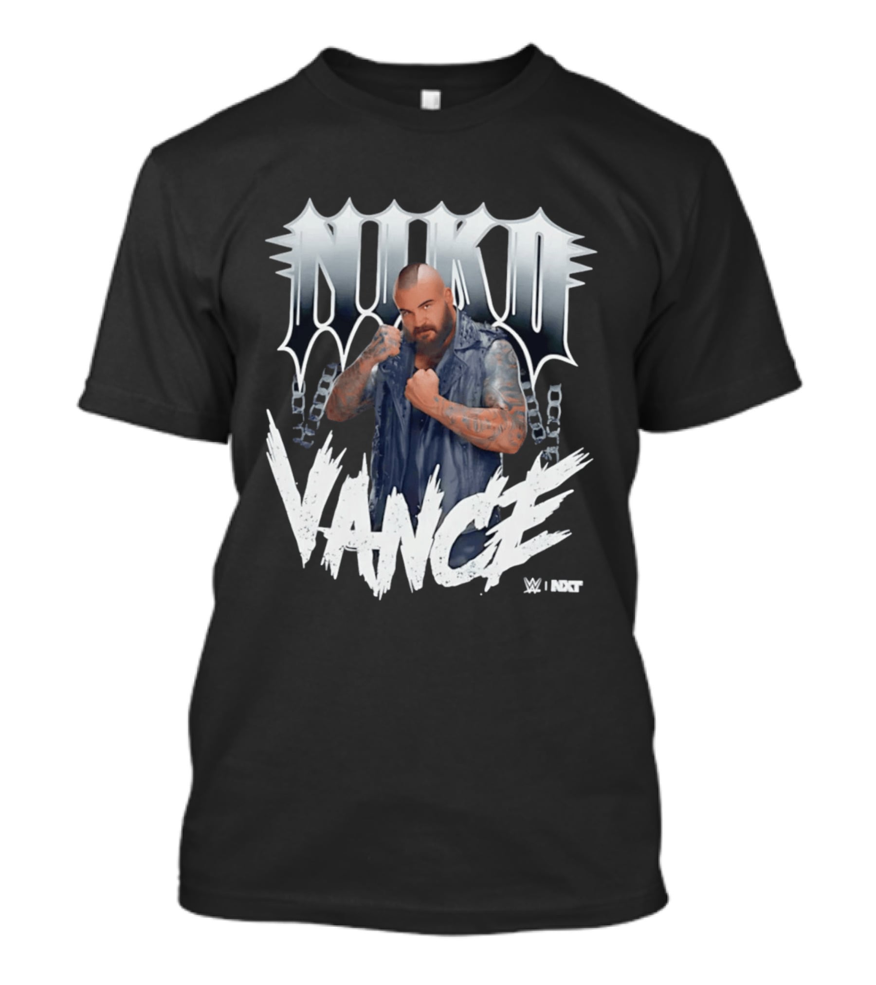 Niko Vance WWE NXT Spikes Chains Tattoo T-Shirt