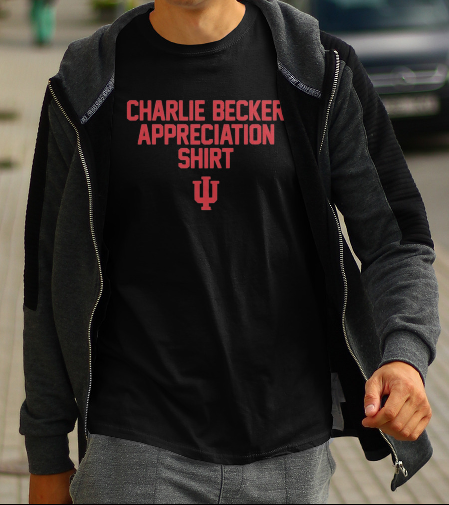 Charlie Becker Appreciation Indiana Football IU T-Shirt