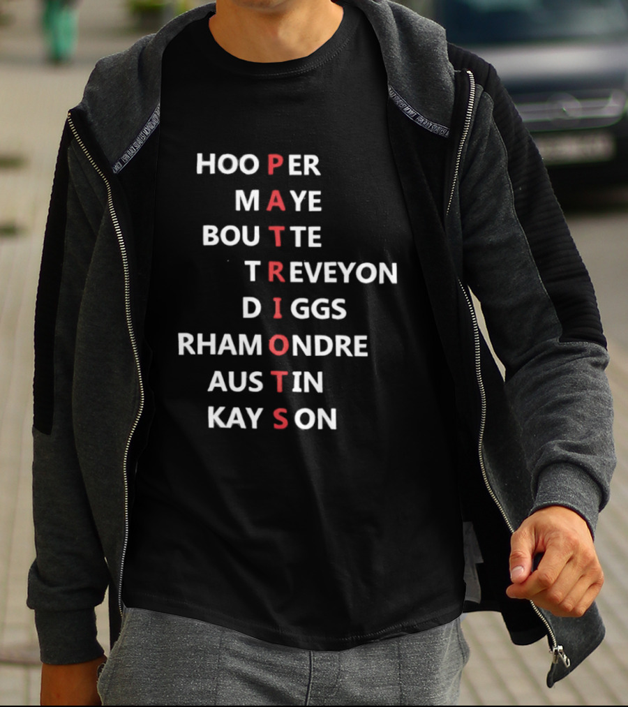 Patriots Hooper Maye Boutte Treveyon Diggs Rhamondre Austin Kayson T-Shirt