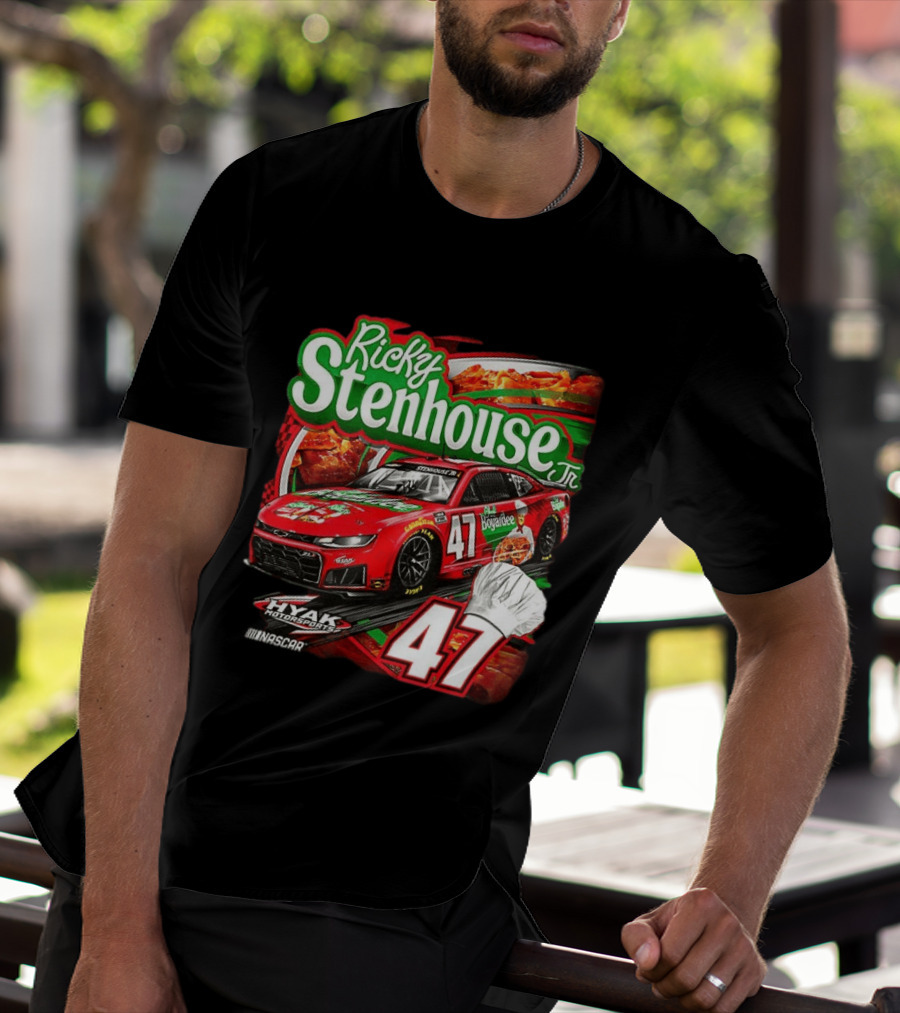 Ricky Stenhouse Jr NASCAR 47 Hyak Motorsports Racing Car T-Shirt