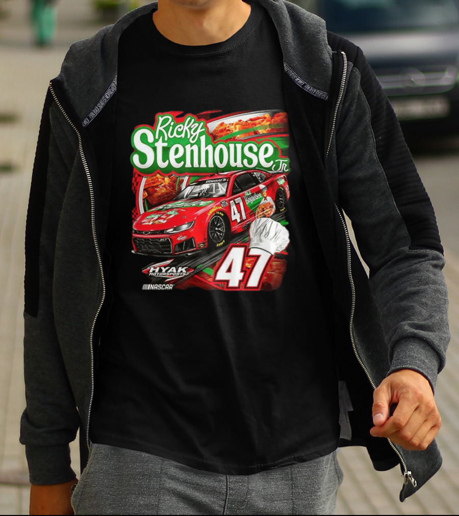 Ricky Stenhouse Jr NASCAR 47 Hyak Motorsports Racing Car T-Shirt