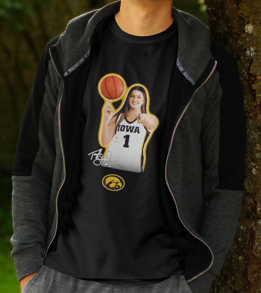 Taylor Stremlow Iowa Hawkeyes Basketball #1 T-Shirt