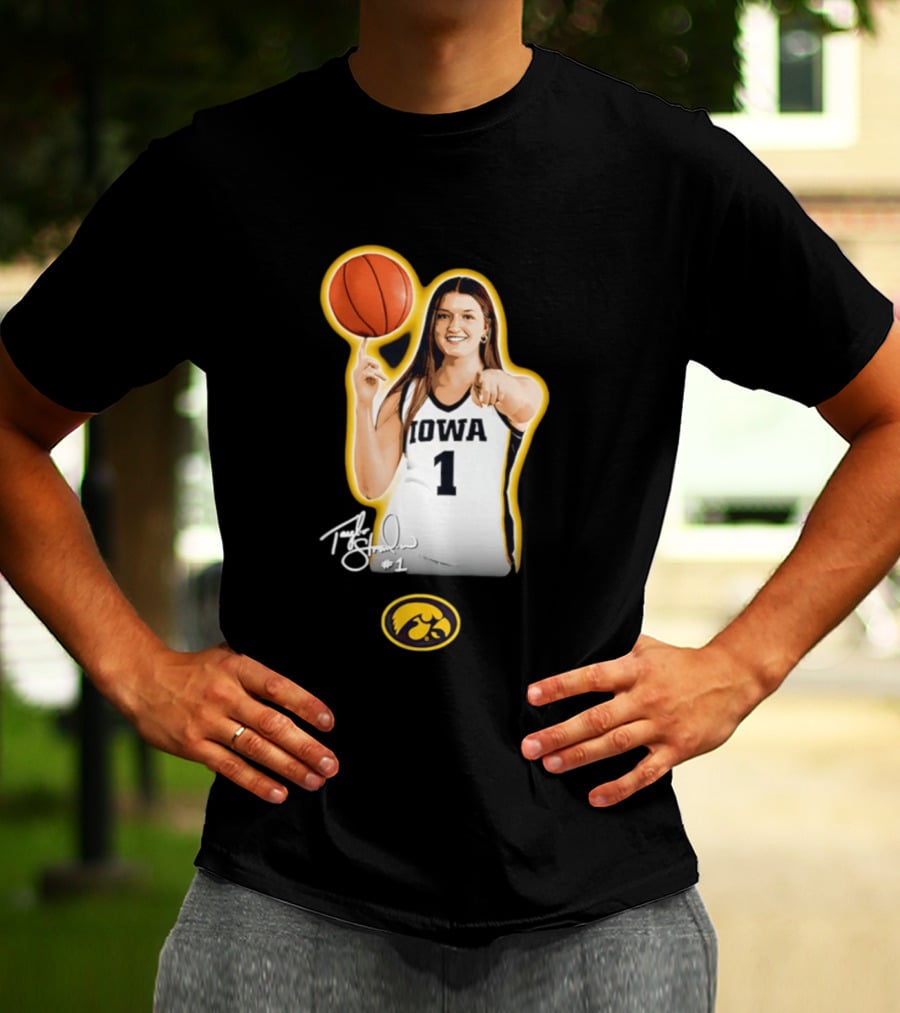 Taylor Stremlow Iowa Hawkeyes Basketball #1 T-Shirt