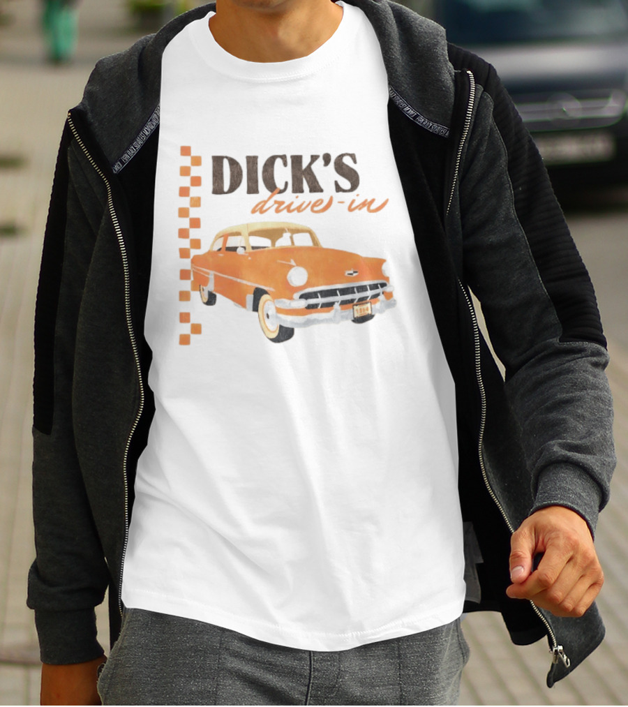 Dick's Drive In Vintage Car T-Shirt