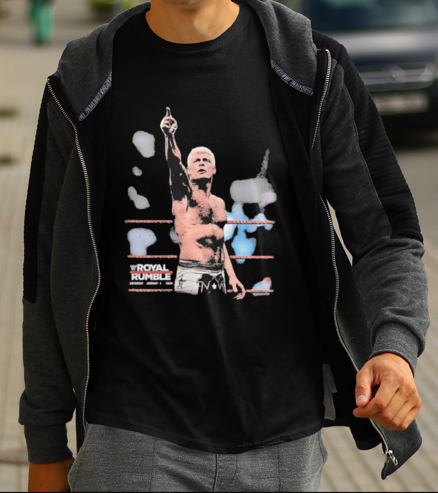 Cody Rhodes WWE Royal Rumble Wrestling Event 2024 T-Shirt