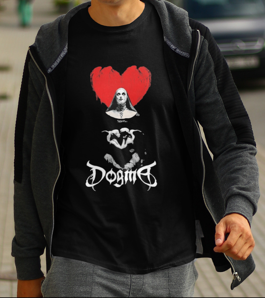 Dogma Nun Heart Valentine's Day T-Shirt