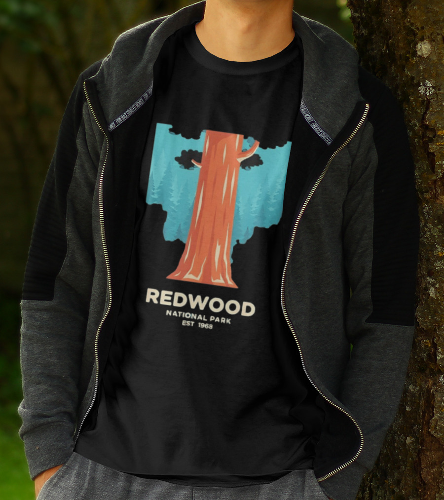 Redwood National Park Est 1968 Tree T-Shirt