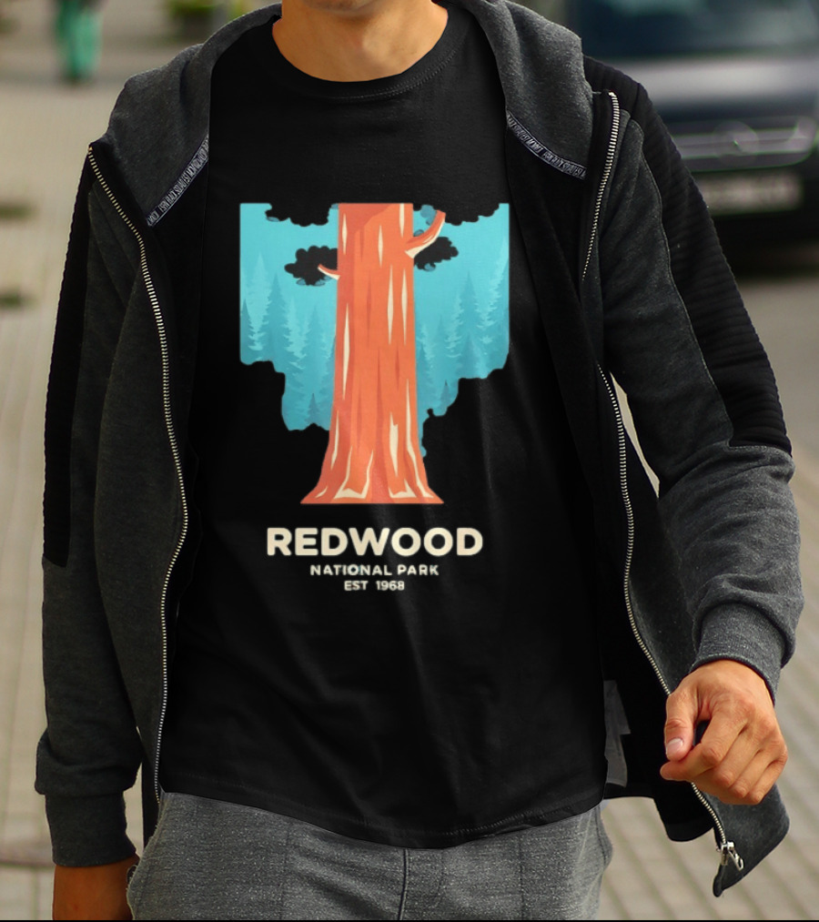 Redwood National Park Est 1968 Tree T-Shirt