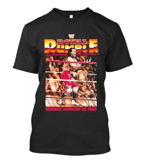 Shawn Michaels Royal Rumble January 22 1995 WWE Wrestling Event T-Shirt