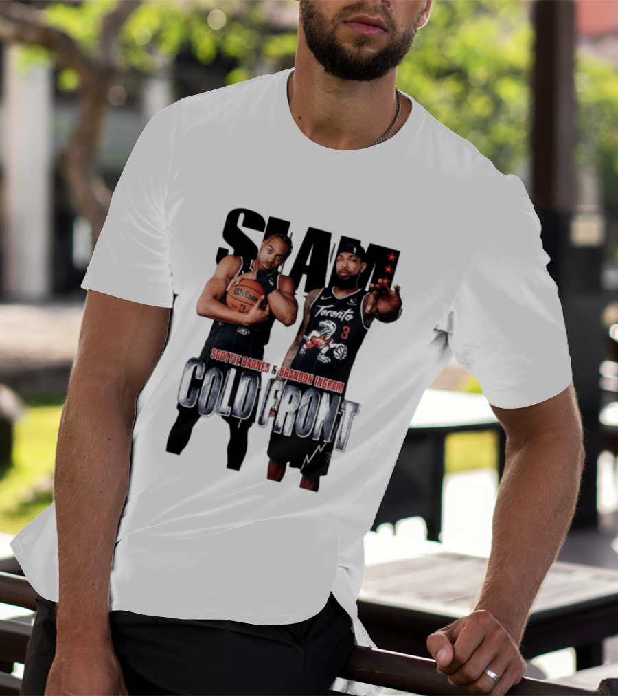 SLAM Scottie Barnes Brandon Ingram Cold Front Toronto T-Shirt