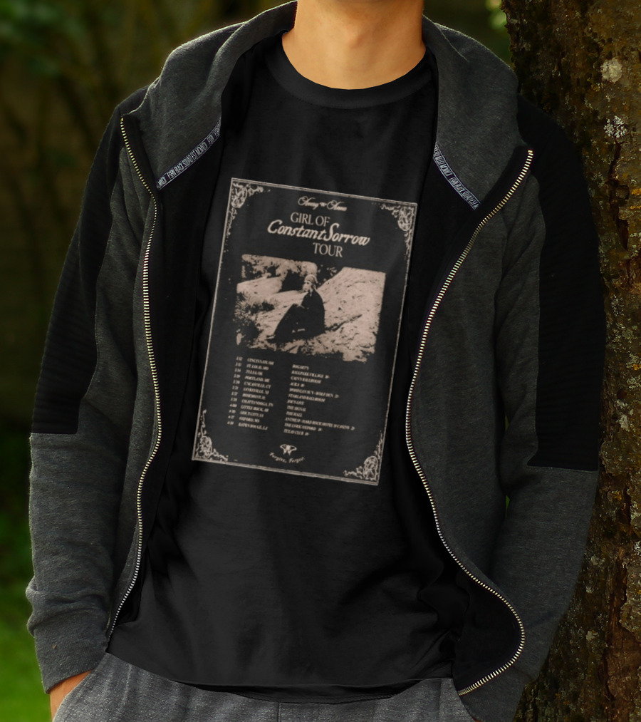 Avery Anna Girl Of Constant Sorrow Tour 2026 Dates Cincinnati To Knoxville T-Shirt