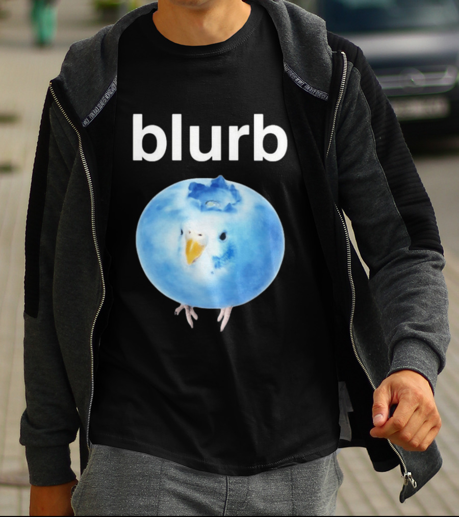 Blurb Bluebird Blueberry Fusion T-Shirt