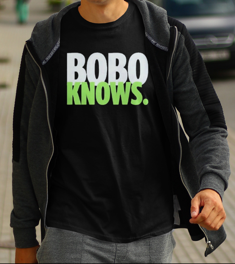 Bobo Knows Seattle Football Seahawks Fan Gear T-Shirt