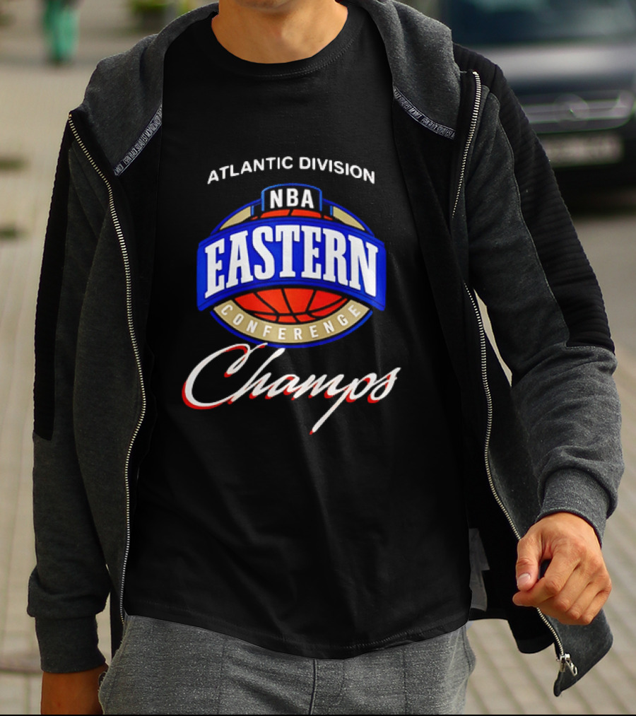 Philadelphia 76ers Allen Iverson 2026 Atlantic Division NBA Eastern Conference Champs T-Shirt