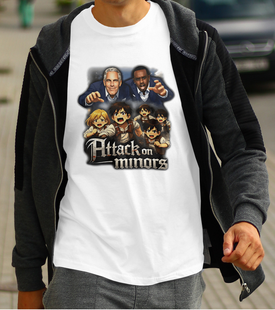 Attack On Minors Epstein And Diddy And T-Shirt