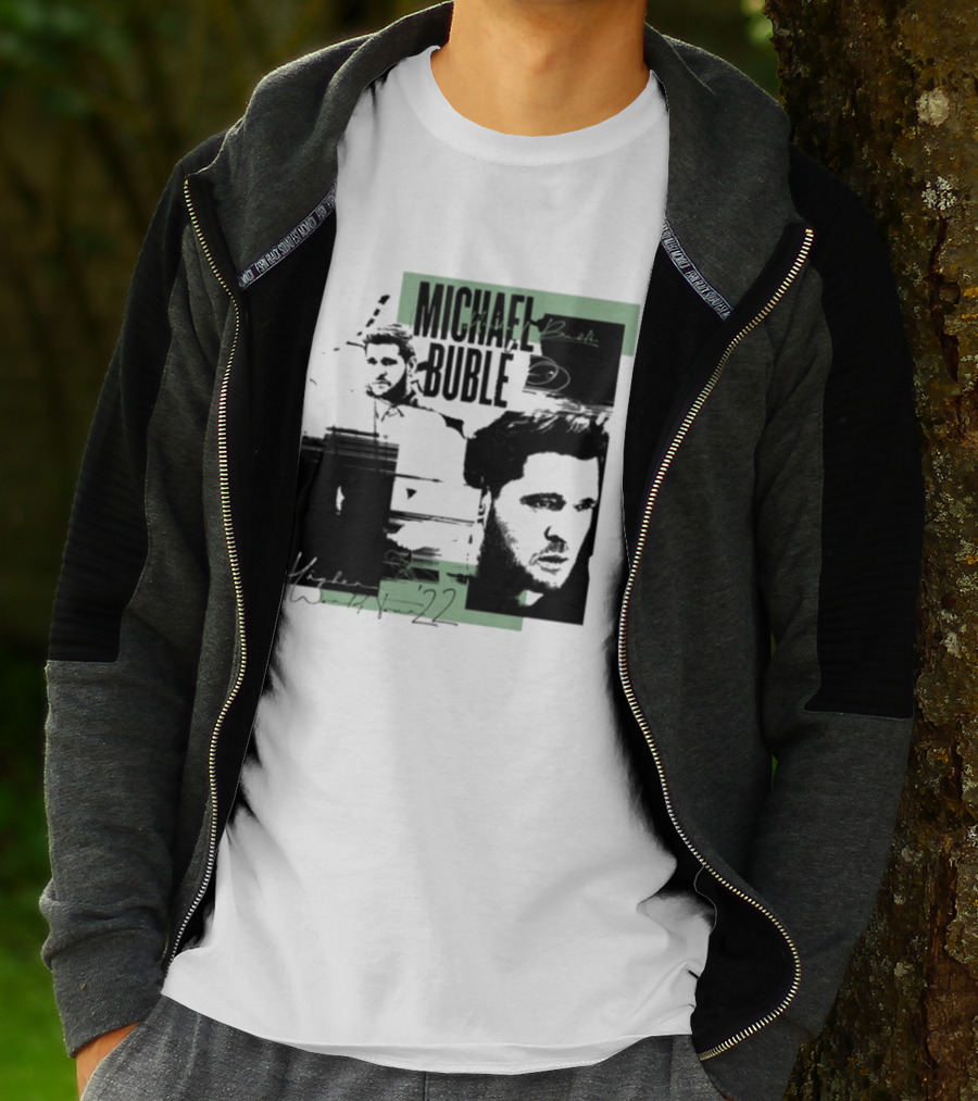 Michael Buble Higher Photo Collage 2022 T-Shirt