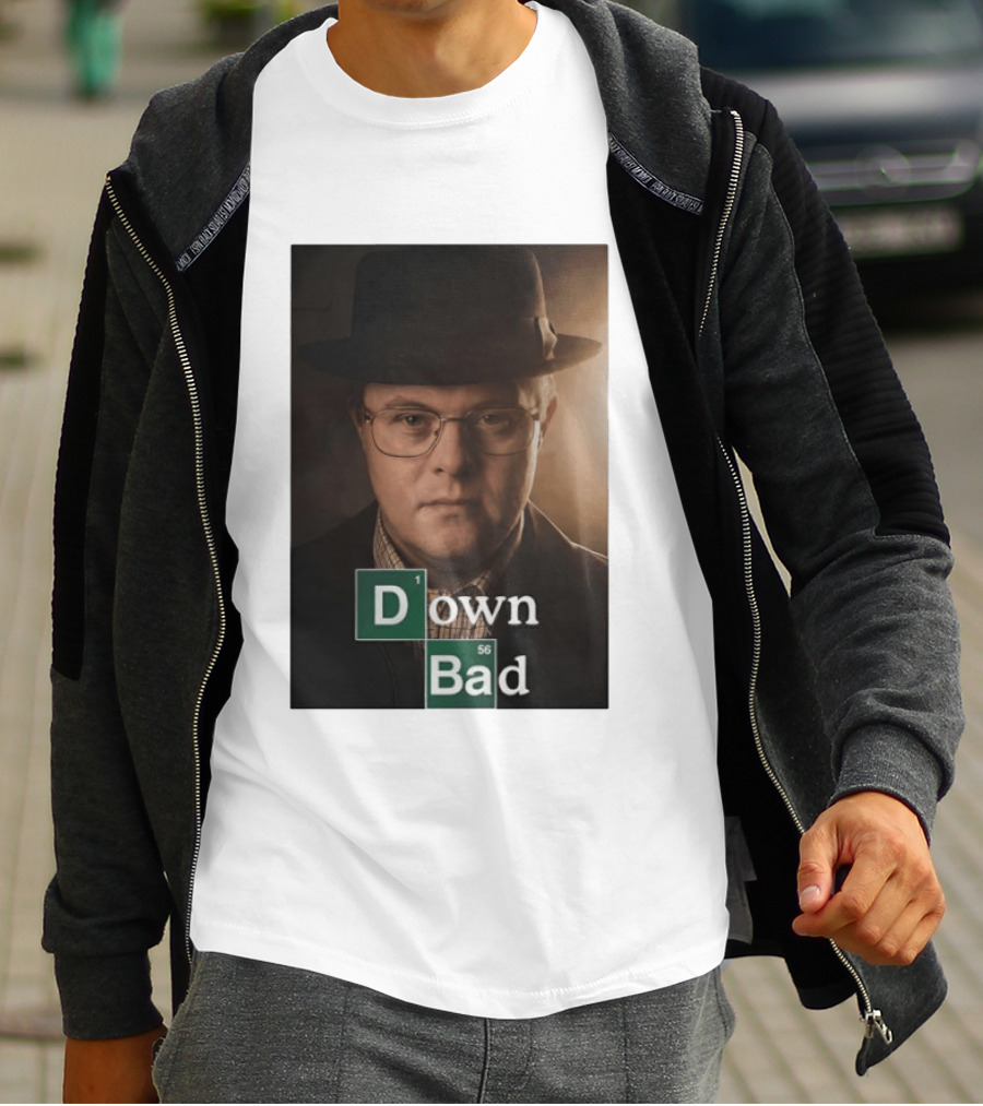 Down Bad Walter Chemistry Parody Breaking Series T-Shirt