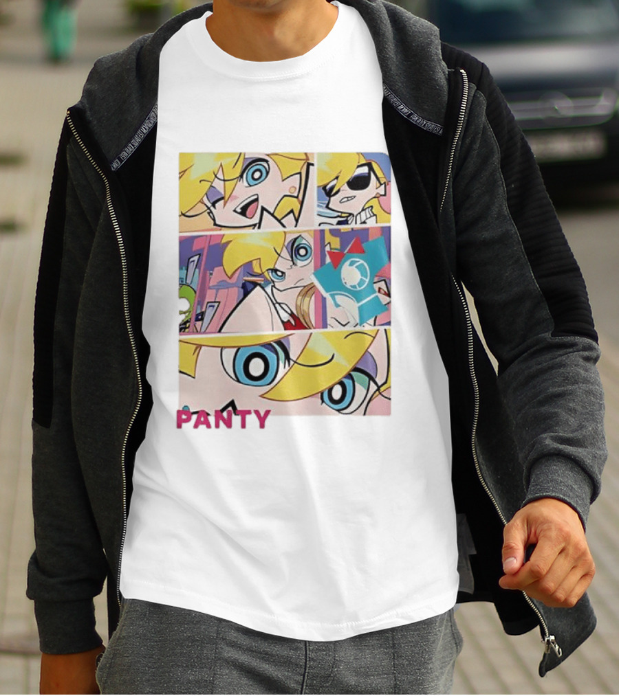 Panty Anarchy Anime Series Panty & Stocking With Garterbelt Visual Compilation T-Shirt