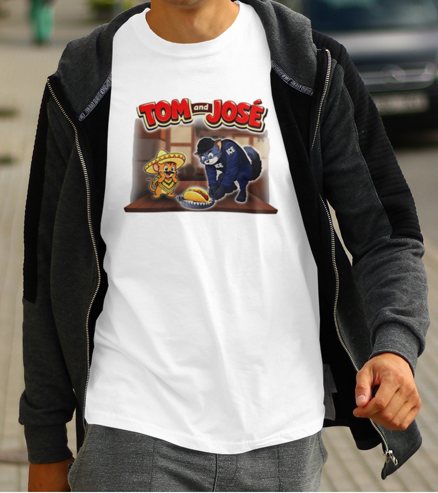 Tom And José Taco Humor Ice T-Shirt