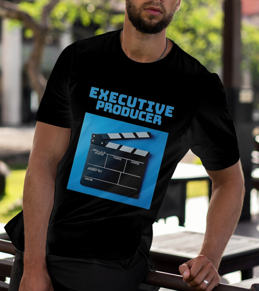 Executive Producer Clapper Board Iconic Movie Director T-Shirt