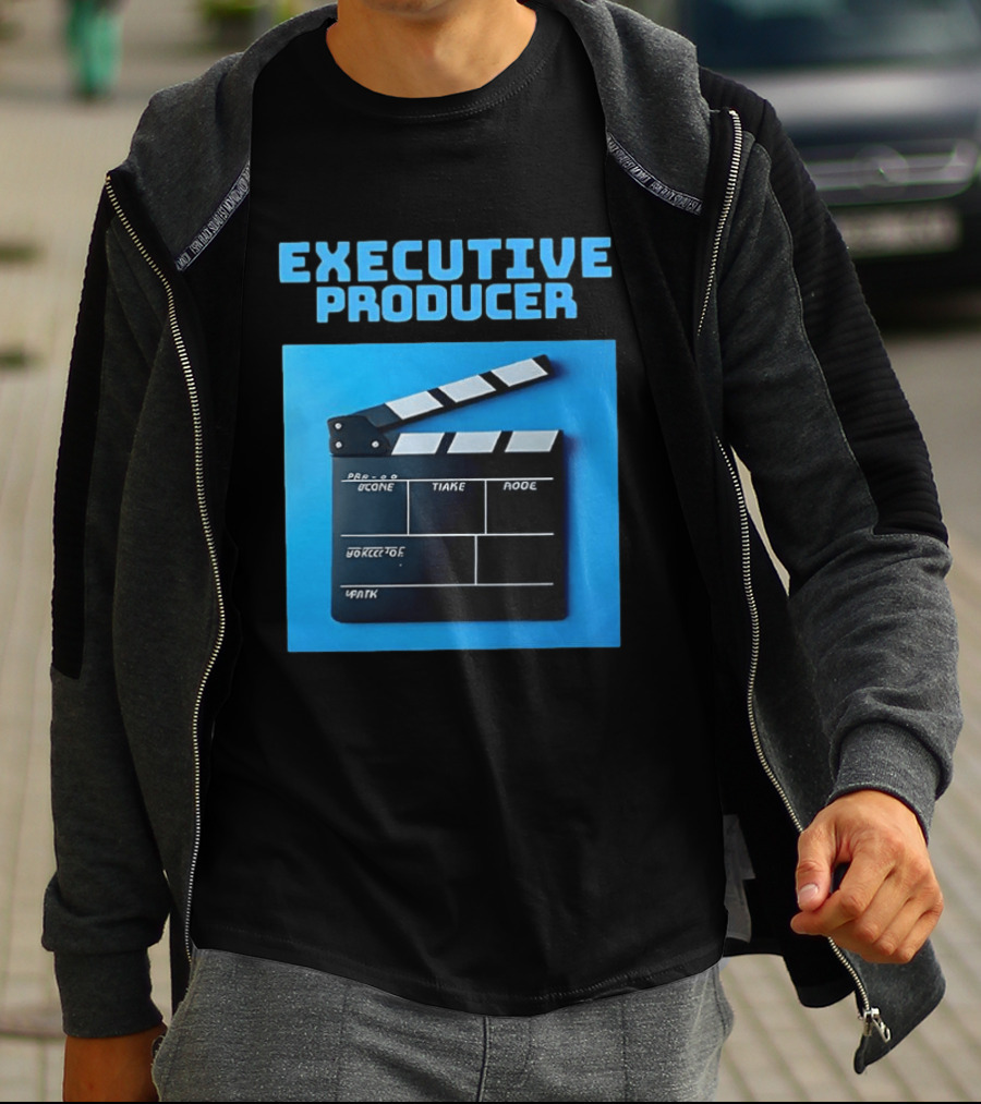 Executive Producer Clapper Board Iconic Movie Director T-Shirt