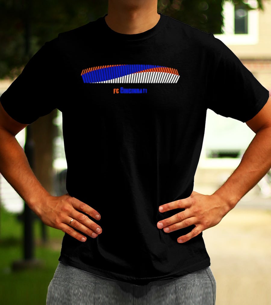 FC Cincinnati Stadium Lights Good Vibes Only T-Shirt