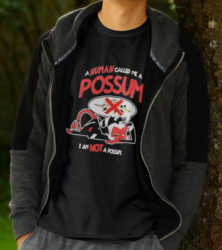 Helluva Boss Moxxie A Human Called Me A Possum I Am Not A Possum T-Shirt