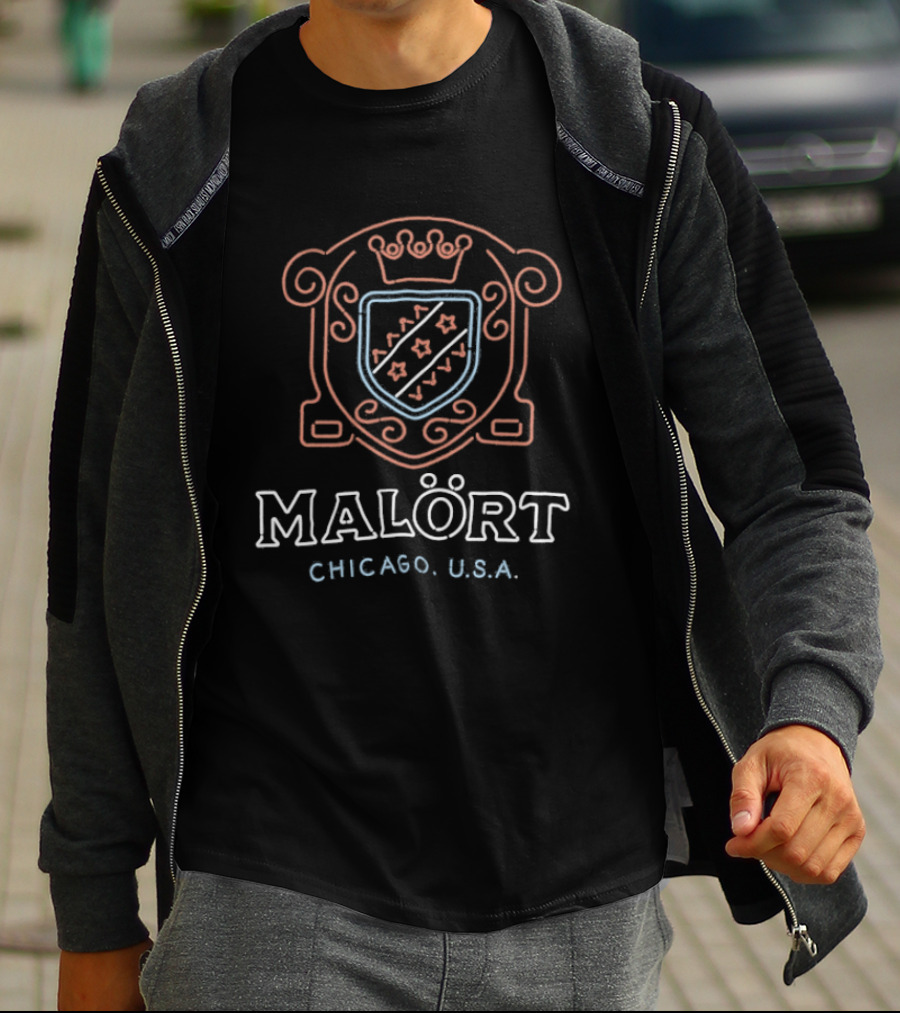Jeppson's Malört Crest Emblem Chicago USA T-Shirt