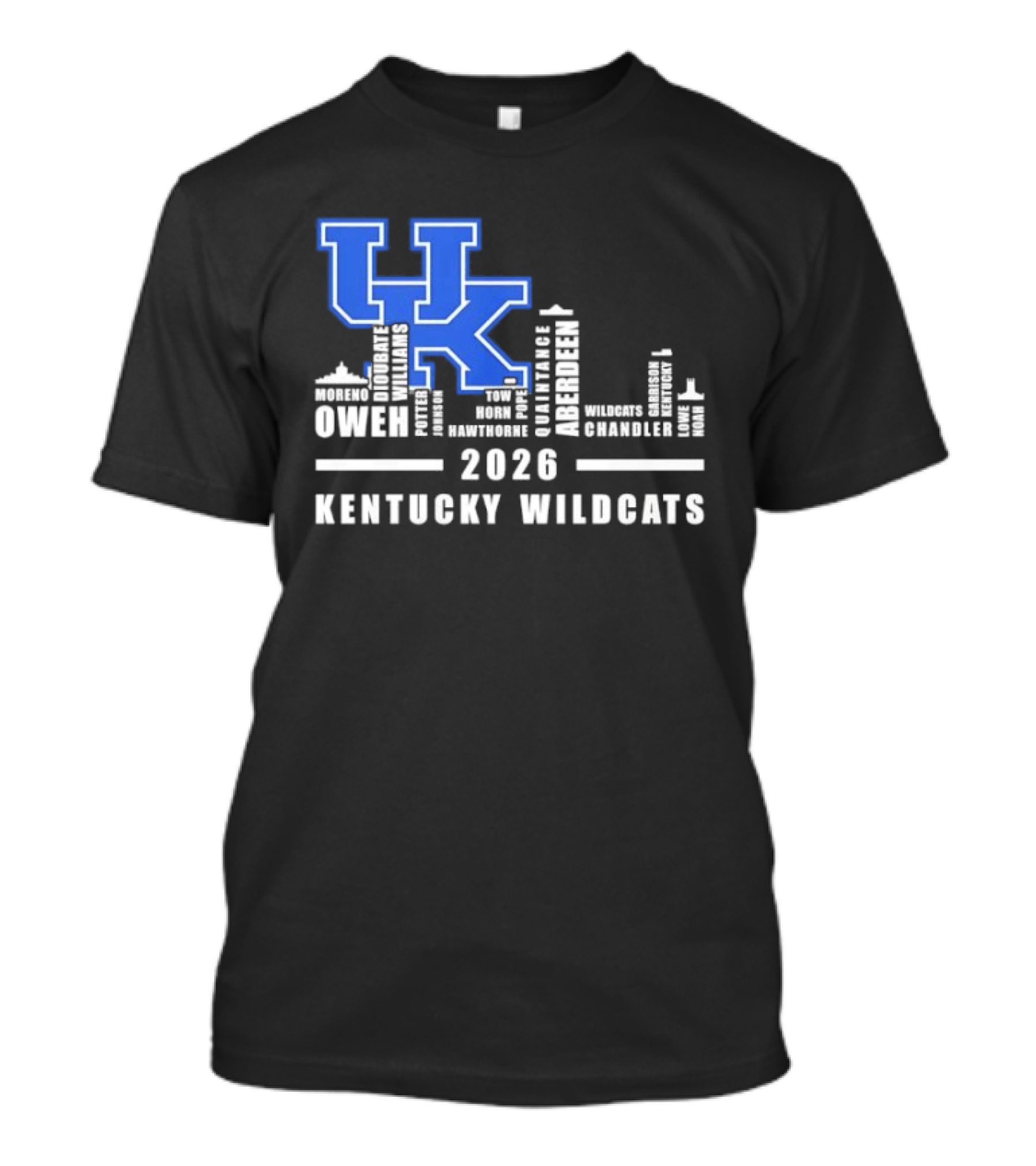 Kentucky Wildcats UK Logo 2026 Skyline Owen Players T-Shirt
