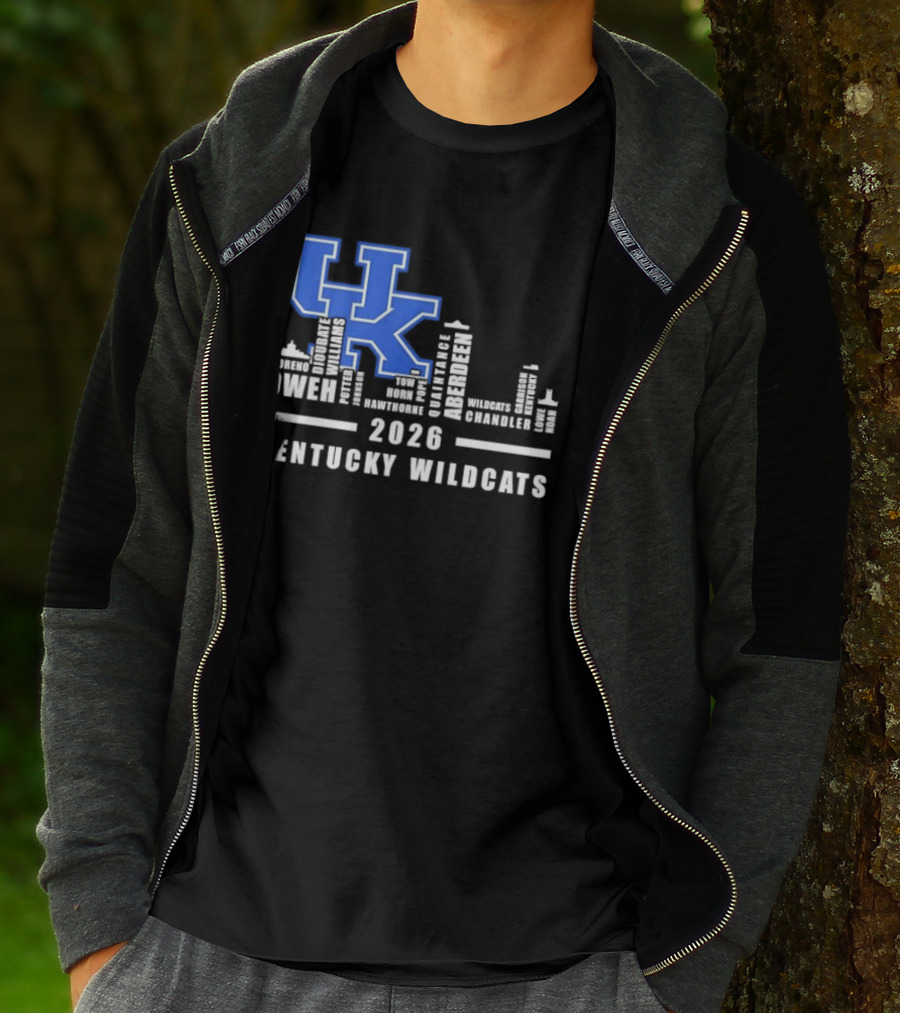 Kentucky Wildcats UK Logo 2026 Skyline Owen Players T-Shirt