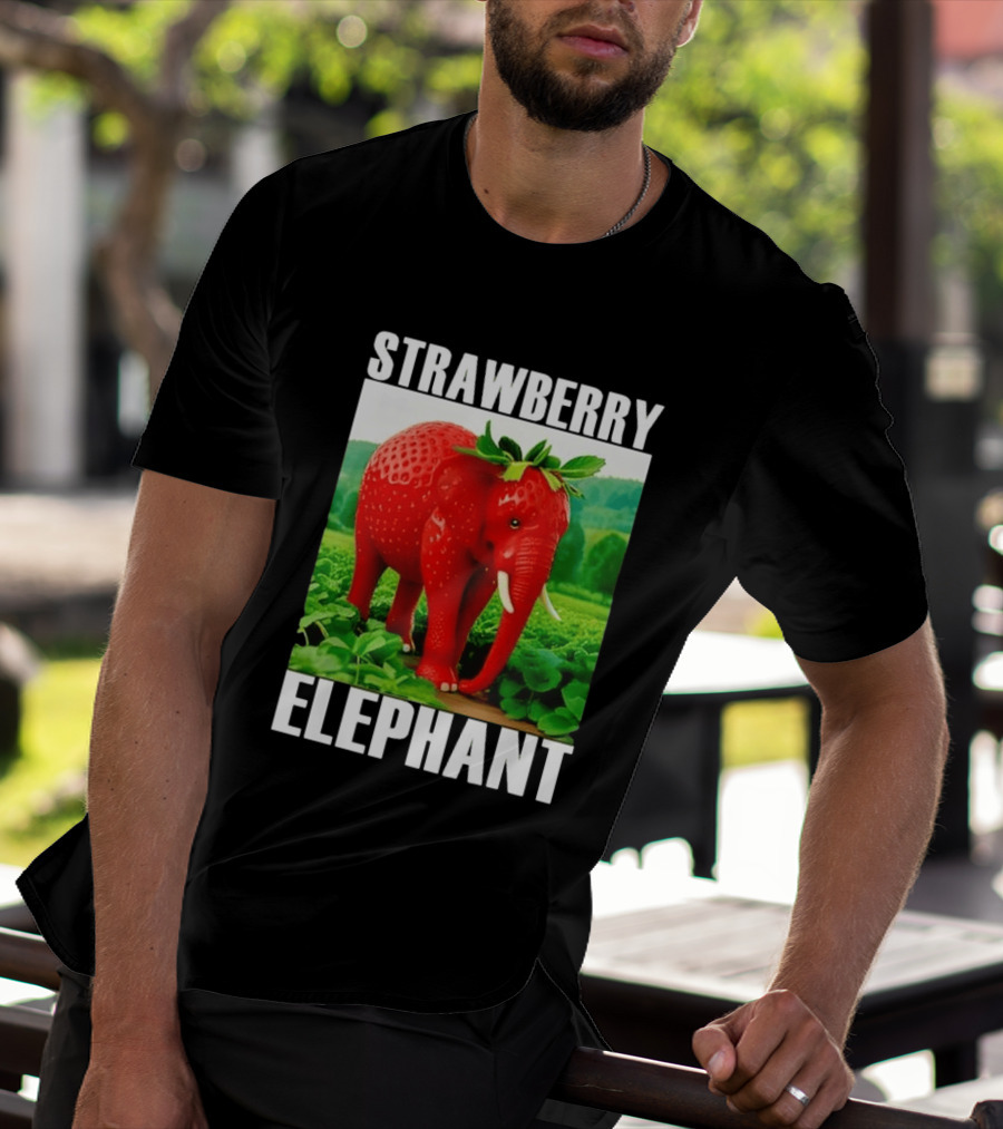 Strawberry Elephant Brainrot T-Shirt