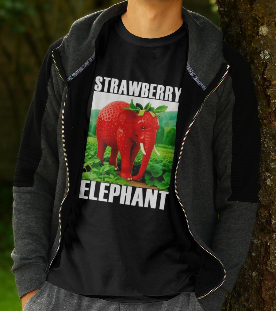 Strawberry Elephant Brainrot T-Shirt