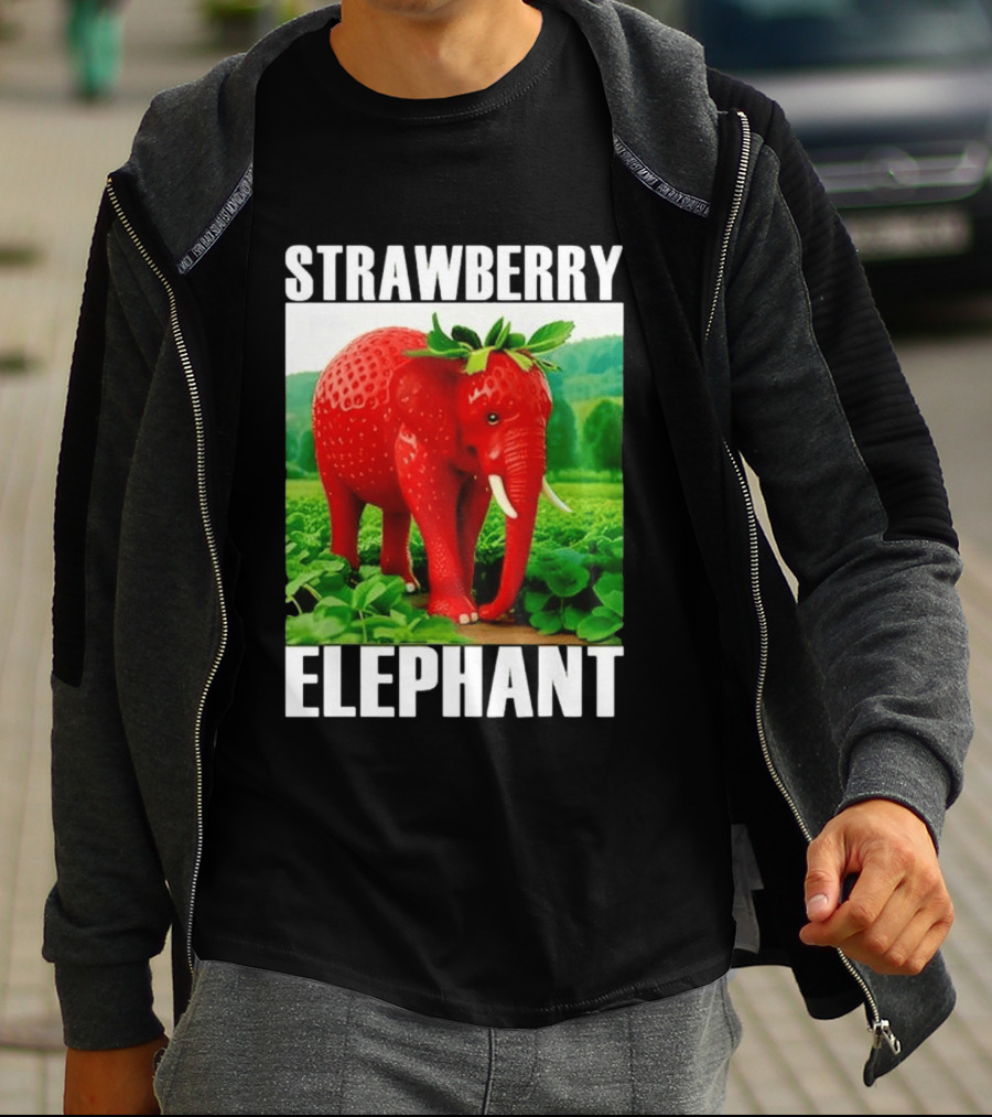 Strawberry Elephant Brainrot T-Shirt