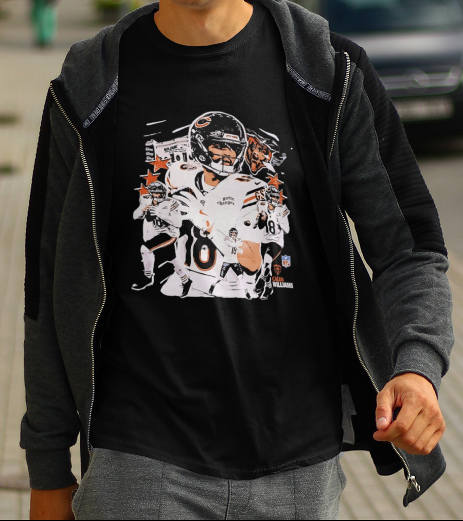 Caleb Williams Chicago Bears Game Changer NFL Soldier Field Bears T-Shirt