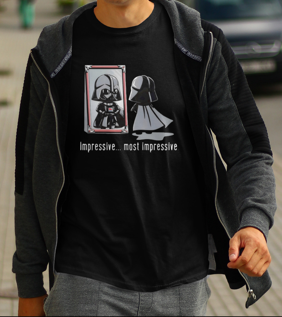 Impressive Most Impressive Darth Vader Mirror Reflection T-Shirt