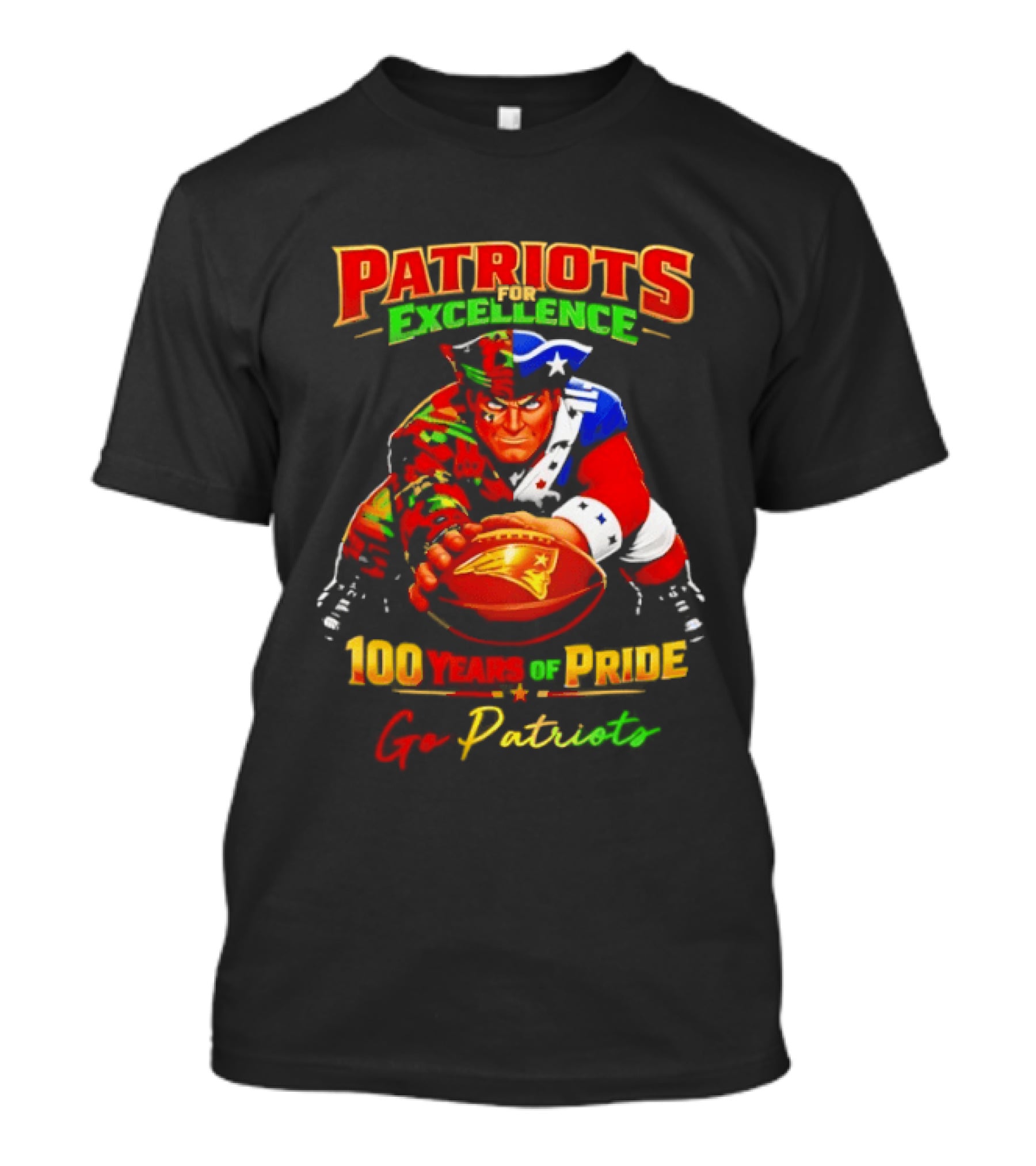 Patriots Excellence 100 Years Of Pride Go Patriots T-Shirt