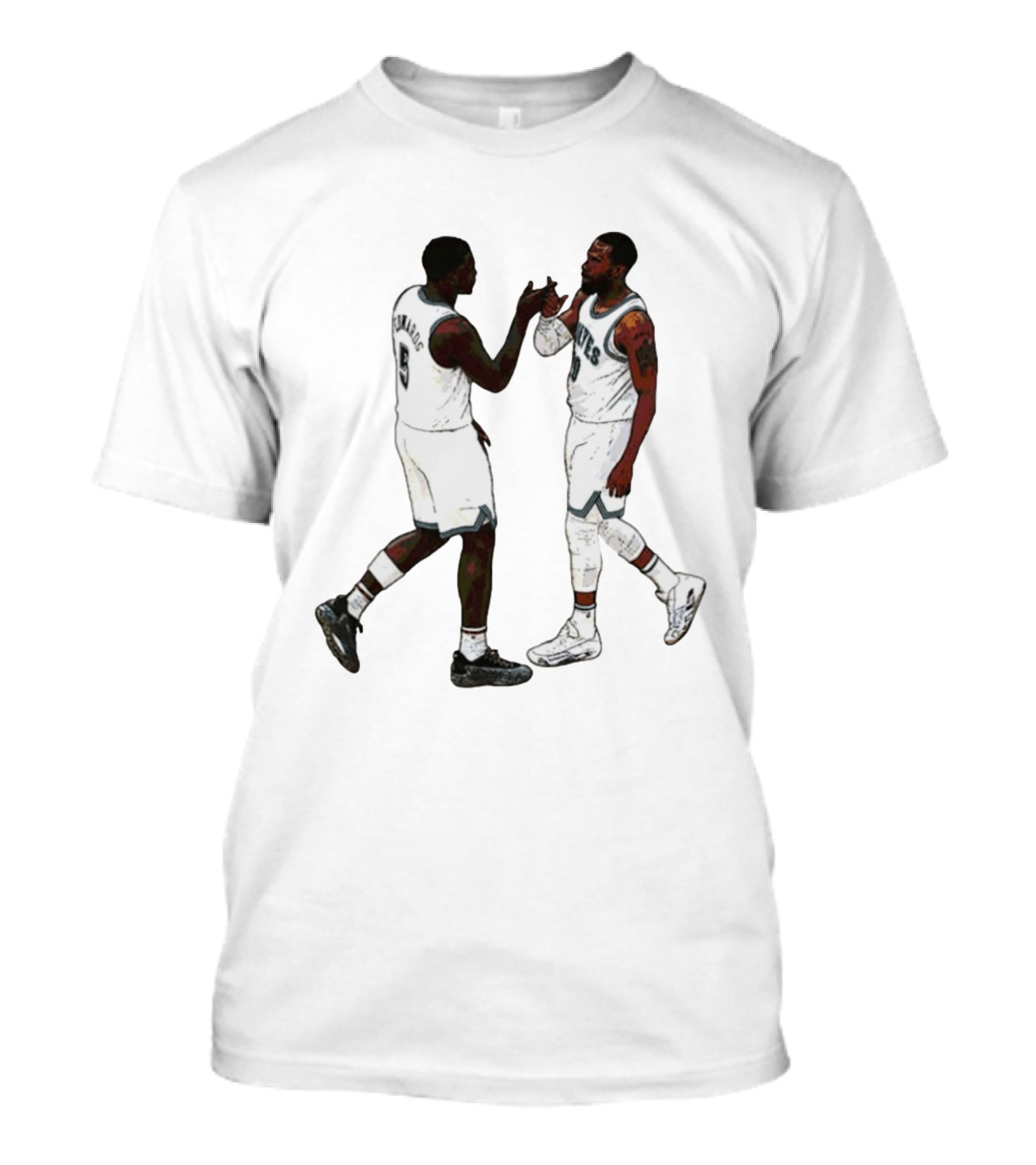 Anthony Edwards Minnesota Timberwolves Bite Bite Basketball Collaboration T-Shirt