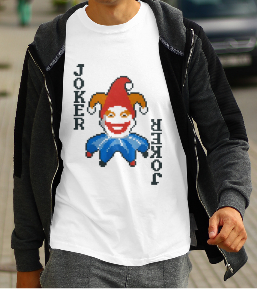 Balatro's Pixel Art Jimbo Jester Joker T-Shirt