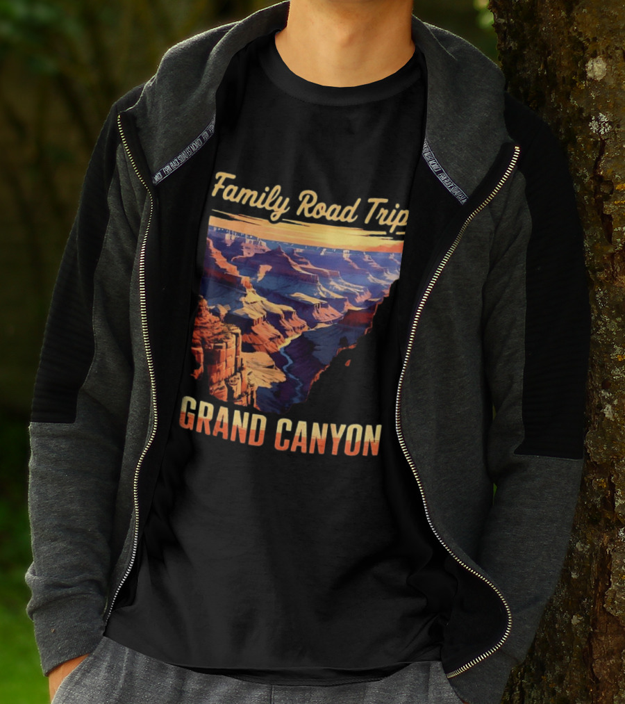 Family Road Trip Grand Canyon National Park Adventure T-Shirt