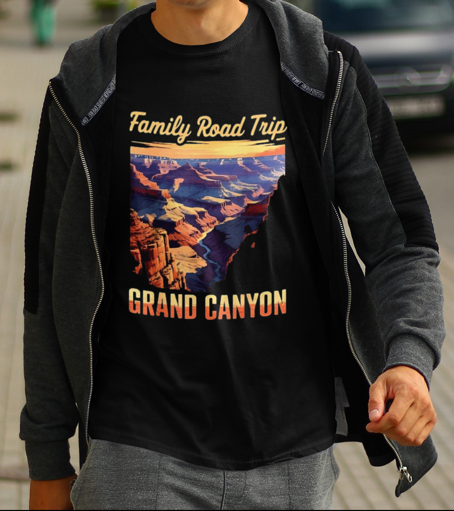 Family Road Trip Grand Canyon National Park Adventure T-Shirt