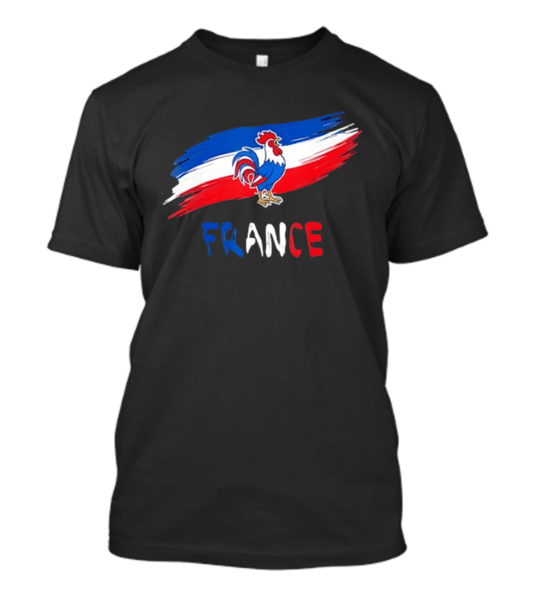 France Rooster French Flag Pride T-Shirt